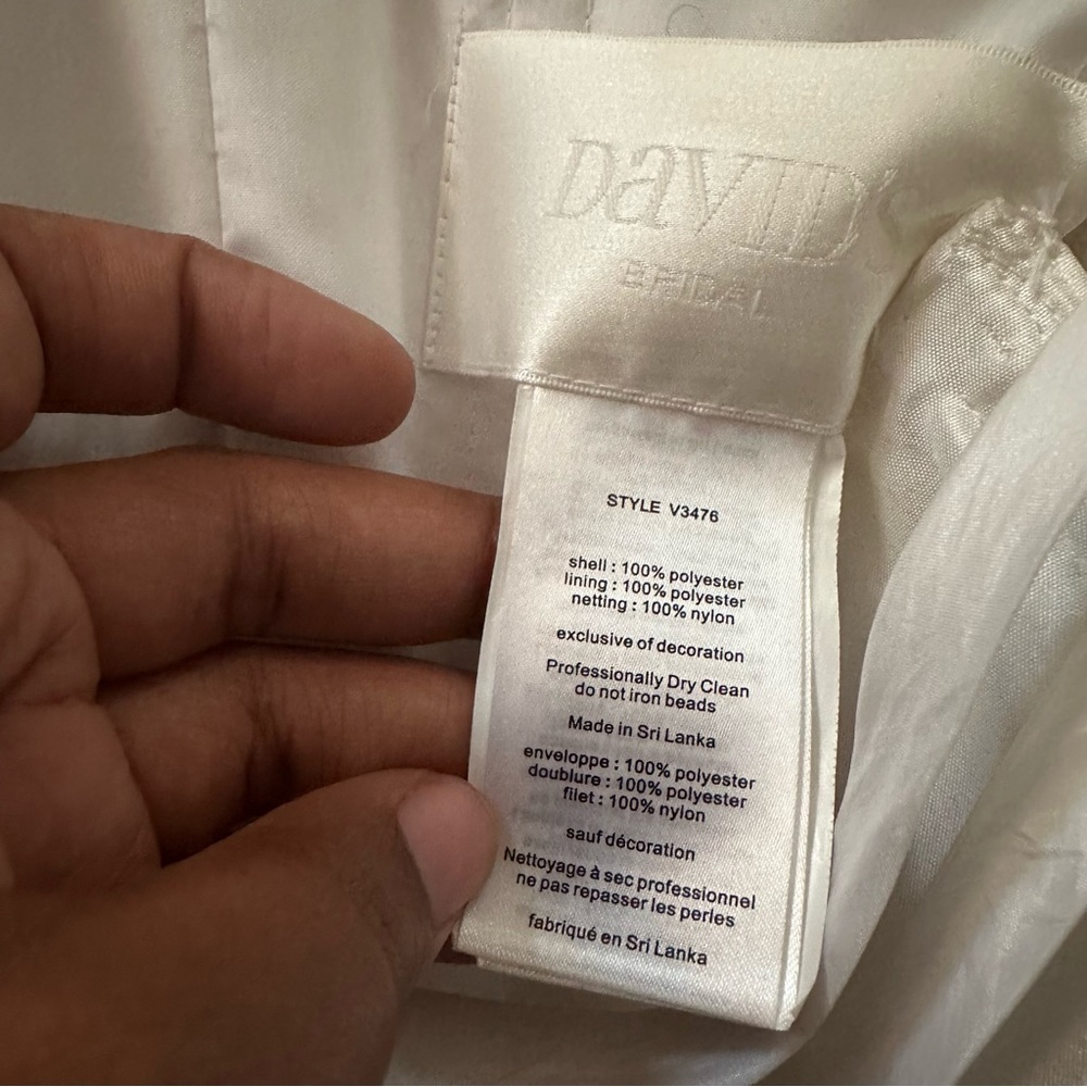 David’s Bridal wedding dress size 10 - Picture 7 of 10